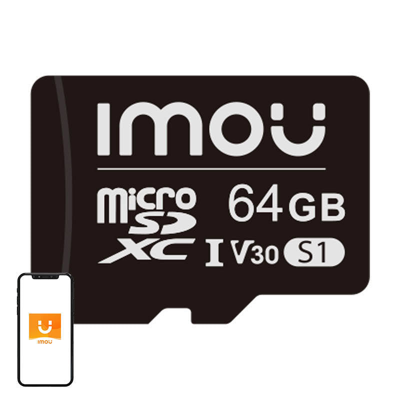Memory card Imou microSD (UHS-I, SDXC, 10/U3/V30, 95/38), Karta pamięci Imou 64GB microSD (UHS-I, SDXC, 10/U3/V30, 95/38)