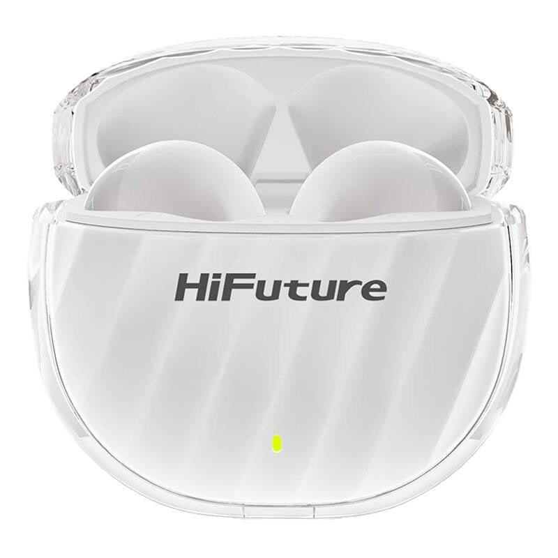 WS EarBuds HiFuture FlyBuds 3 (bílá), TWS EarBuds HiFuture FlyBuds 3 (white), Słuchawki douszne TWS HiFuture FlyBuds 3 (biały)