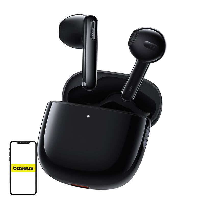 Earphones TWS Baseus Bowie WX5 (black), Słuchawki TWS Baseus Bowie WX5 (czarny)