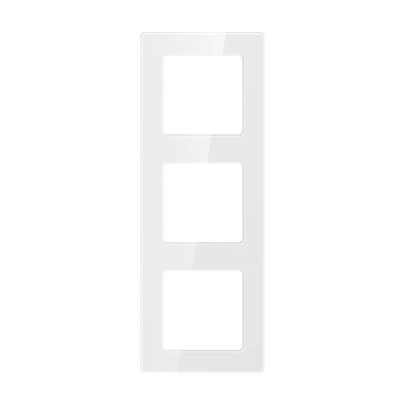 Triple frame socket Avatto N-TS10-Frame-W3 (white), Ramka do włączników Światła Avatto N-TS10-Frame-W3 Potrójna (biała)