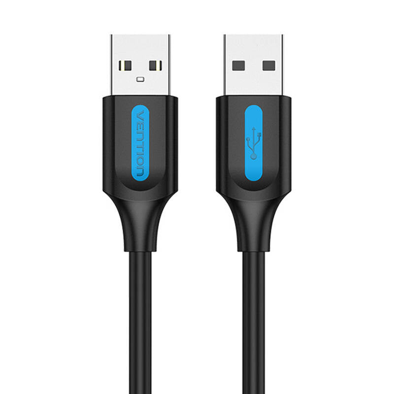 USB 2.0 cable Vention COJBH 2A 2m Black PVC, USB 2.0 cable Vention COJBH 2A 2m Black PVC, USB 2.0 cable Vention COJBH 2A 2m Black PVC, Kabel USB 2.0 Vention COJBH 2A 2m czarny PVC