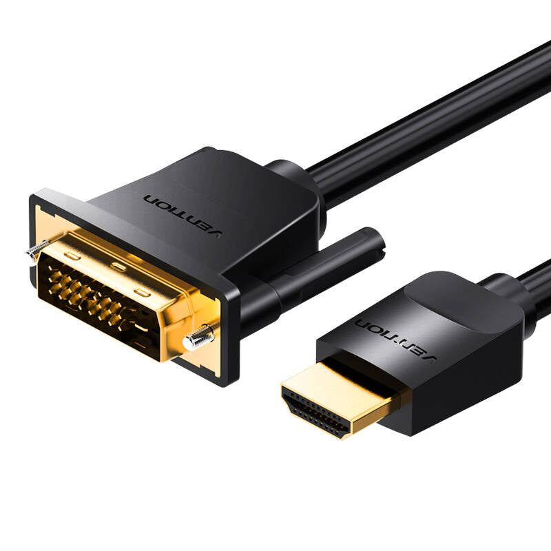 Kabel HDMI do DVI (24+1) Vention ABFBH 2m, 4K 60Hz/ 1080P 60Hz