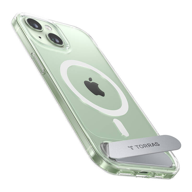 Torras phone case UPRO Pstand for iPhone 15 (transparent, Etui Torras UPRO Pstand do iPhone 15 (transparentne)