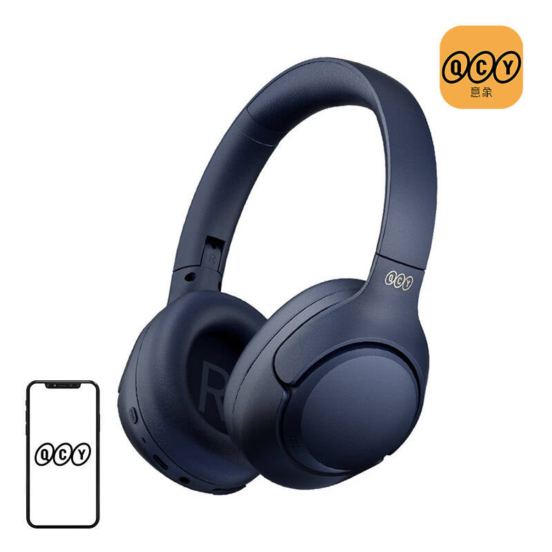 Wireless Headphones QCY H3, ANC (blue), Słuchawki bezprzewodowe QCY H3, ANC (niebieskie)
