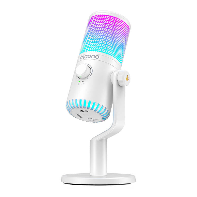 Gaming Microphone Maono DM30RGB (white), Mikrofon Gamingowy Maono DM30RGB (biały)
