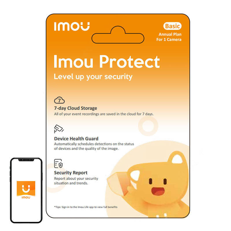 IMOU Protect Basic Gift Card (Annual Plan), Karta Upominkowa IMOU Protect Basic (Plan Roczny)