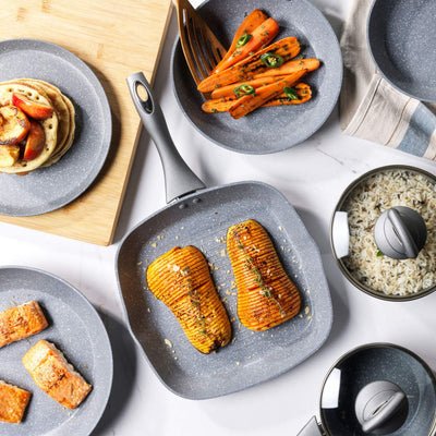 Salter BW02762G1EU7 Marblestone Fry Pan 20cm grey