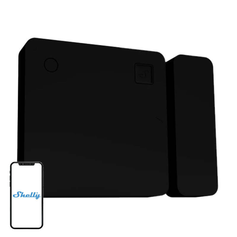 Shelly BLU Door/Window Sensor (Black), Czujnik drzwi/okien Bluetooth Shelly BLU (czarny)