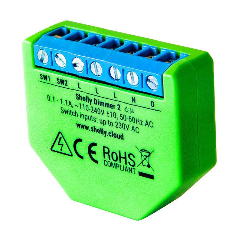 Shelly Drimmer 2 Lighting Controller 230V, WiFi, Sterownik Oświetlenia 230V WiFi Shelly Dimmer 2