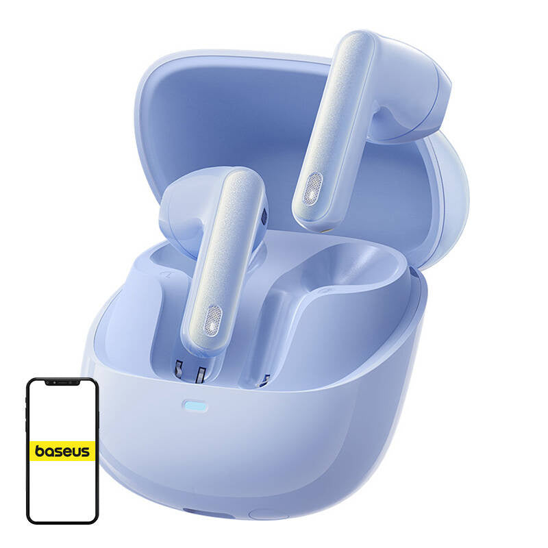 Earphones TWS Baseus Bowie M3 (blue), Słuchawki TWS Baseus Bowie M3 (niebieskie)