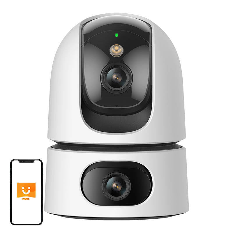 360° Indoor WiFi Camera IMOU Ranger Dual 8MP, Obrotowa kamera wewnętrzna WiFi IMOU Ranger Dual 8MP