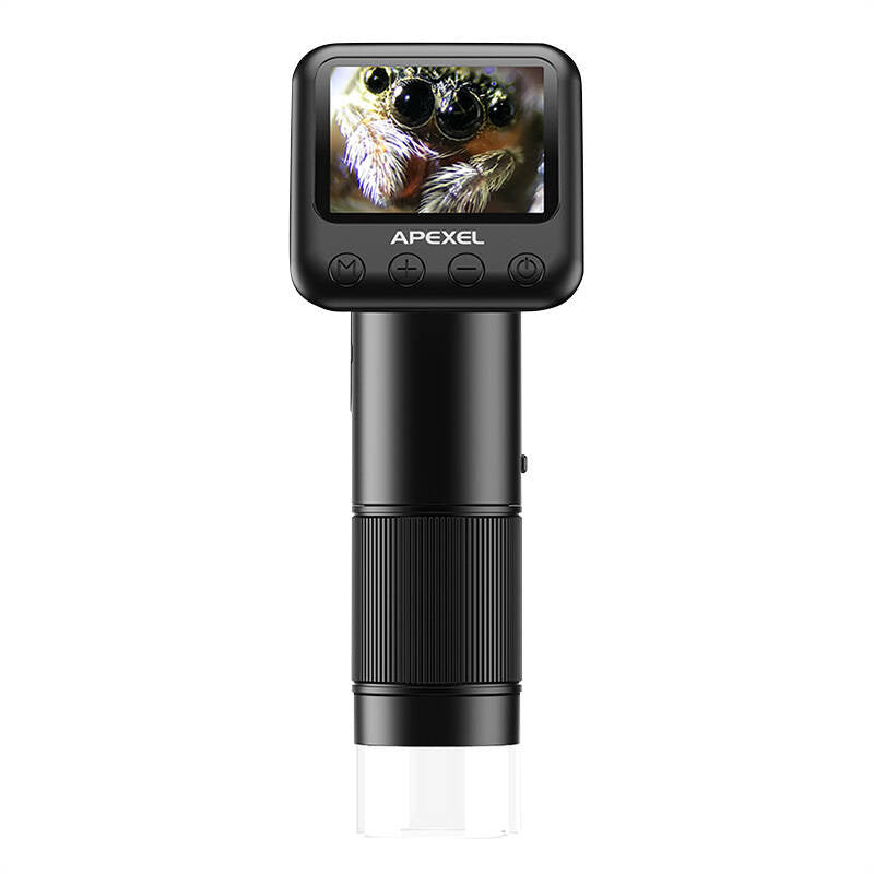 APEXEL APL-MS008 LCD digital microscope (black), Mikroskop cyfrowy LCD APEXEL APL-MS008 (czarny)