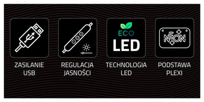 Manta SNL94YE Style Neon Lights CHECK ENGINE