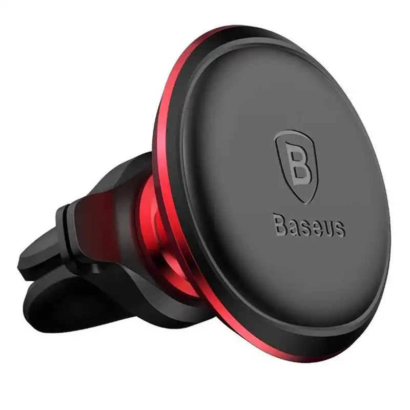 Car Mount Holder Baseus Magnetic Air Vent Red OS, Uchwyt samochodowy, Baseus magnetyczny na telefon (czerwony)