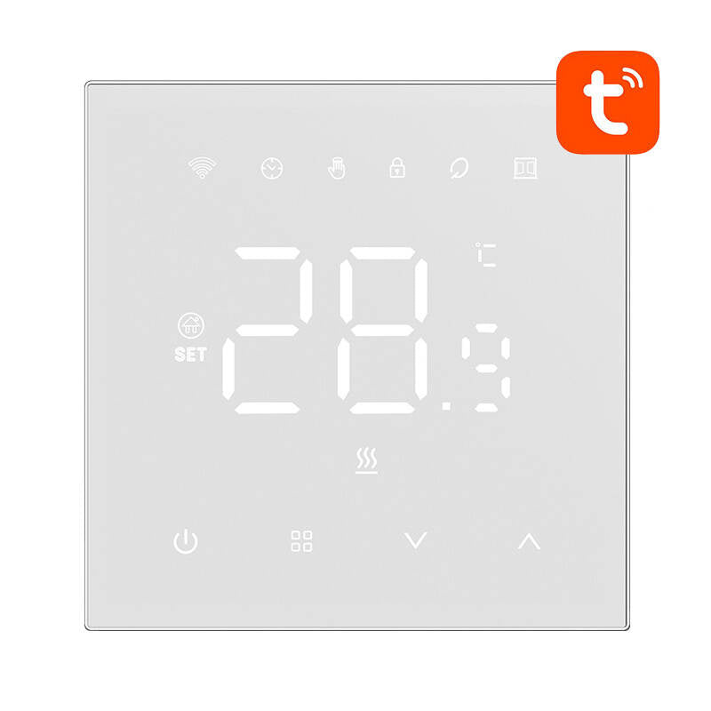 Smart thermostat Avatto WT410-16A-W electric heating 16A WiFi, Inteligentny termostat Avatto WT410-16A-W ogrzewanie elektryczne 16A WiFi