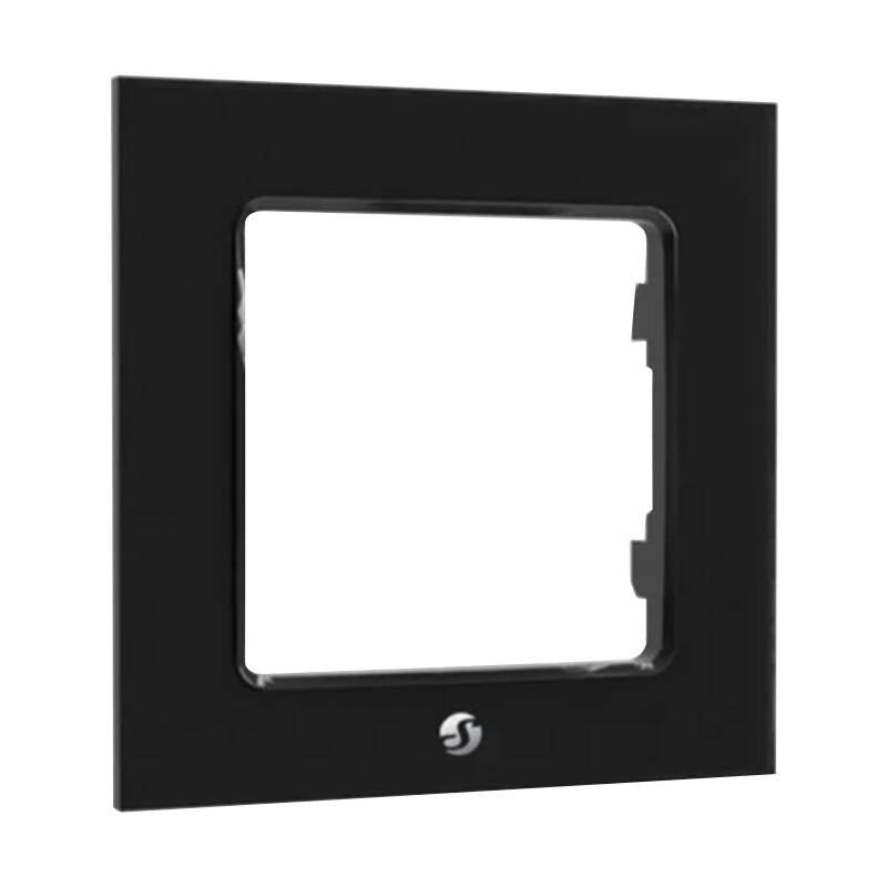Shelly Switch Frame SIngle (Black), Ramka do włączników Shelly pojedyncza (czarna)