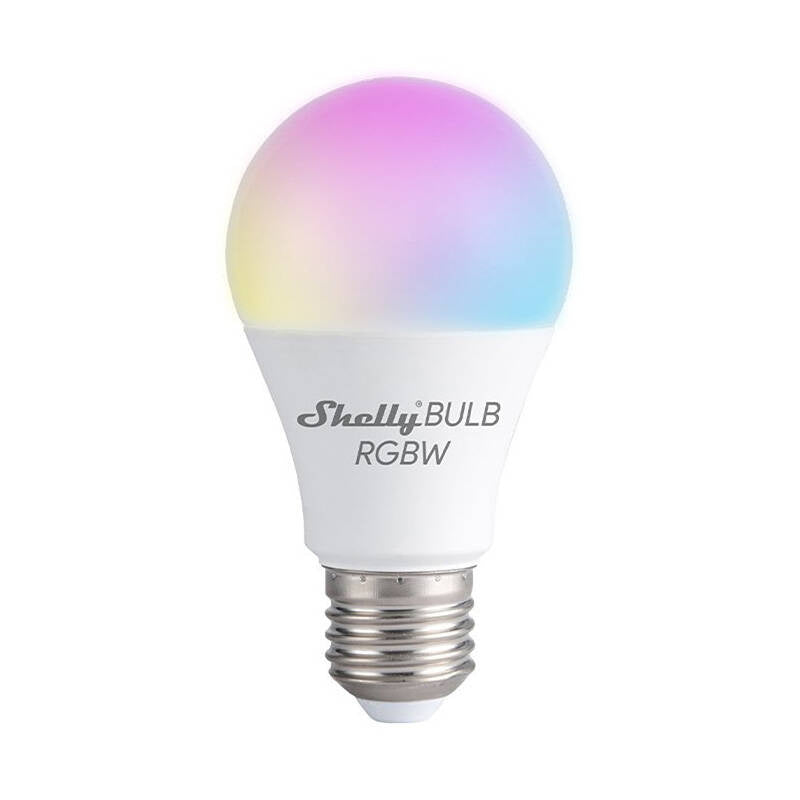 Shelly E27 Duo Light Bulb 9W (RGBW), Bulb E27 Shelly Duo (RGBW), Żarówka E27 Shelly Duo (RGBW) 9W