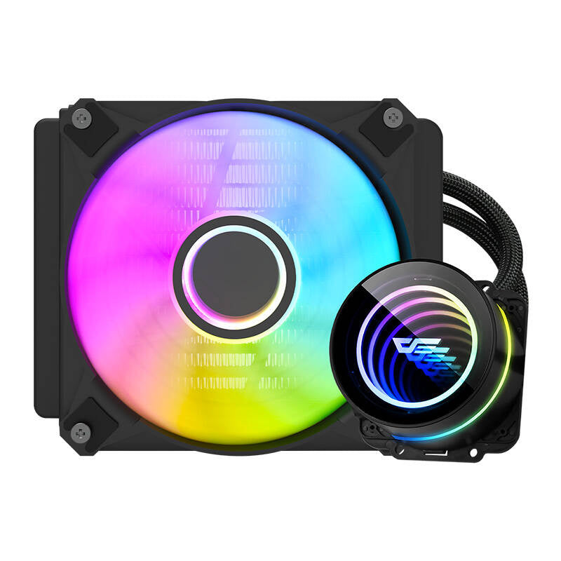 PC water cooling Darkflash DX120 V2.6 (black), Chłodzenie wodne komputera Darkflash DX120 V2.6 (czarne)
