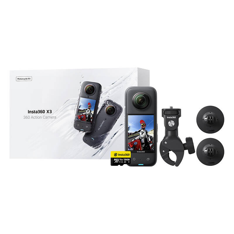 Zestaw Insta360 X3 Motorcycle Edition, Insta360 X3 Motorcycle Edition, Zestaw Insta360 X3 Motorcycle Edition