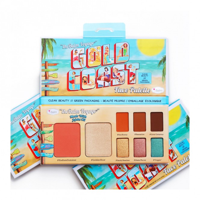 theBalm Voyage - Gold Coast Face Palette Face and eye palette