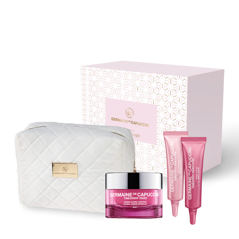Germaine de Capuccini GIFT SET GOLDEN HOURS - PERFECT LOOKING ROUTINE DAY AND NIGHT (TIMEXPERT RIDES anti-wrinkle face cream for normal skin SOFT + TIMEXPERT RIDES eye care set)
