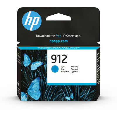 HP 912 Cyan Original Ink Cartridge (3YL77AE)