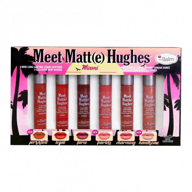 theBalm Meet Matte Hughes Mini Kit MIAMI Lipstick kit
