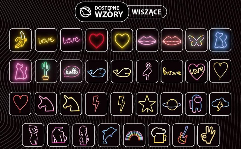 Manta SNL07GNT Style Neon Lights CACTUS Green/Yellow