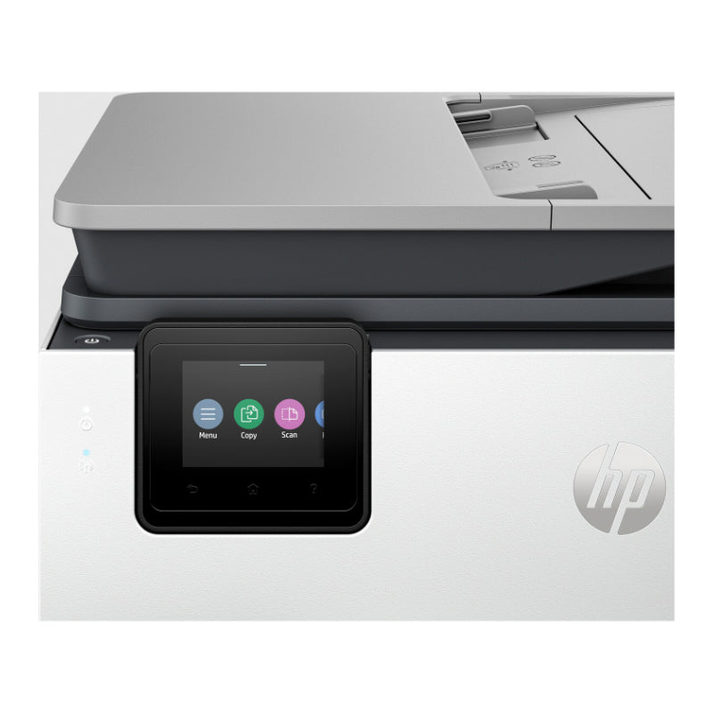 HP OfficeJet Pro 8122e Принтер HP+ AIO «все в одном» — цветные чернила формата A4, печать/копирование/сканирование, устройство автоматической подачи документов, локальная сеть, Wi-Fi, 20 страниц в минуту, 800 страниц в месяц (заменяет 8012e, 8014e) 