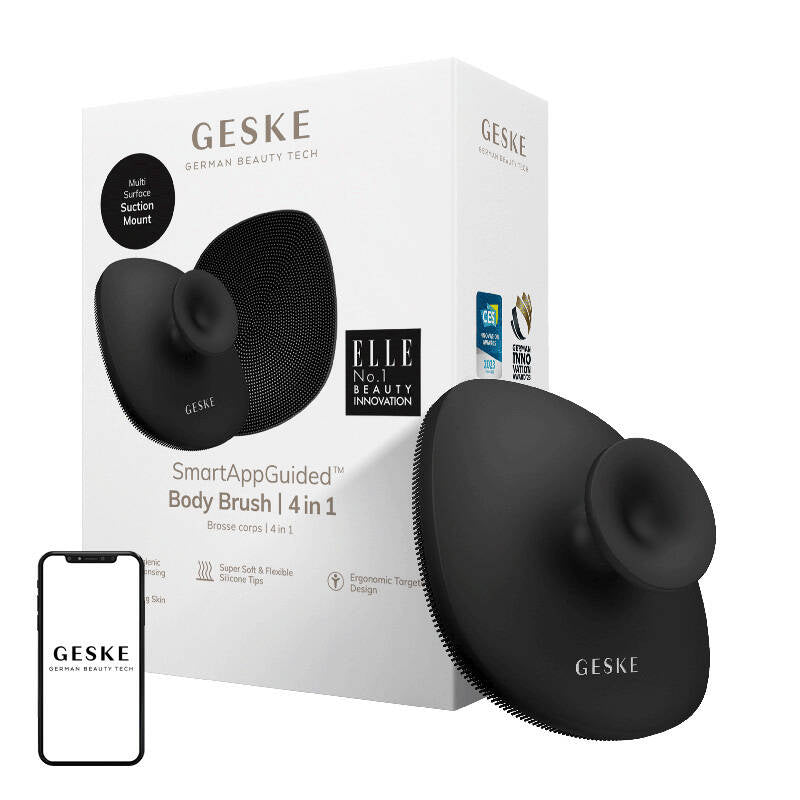 Geske Body Brush 4 in 1 (gray), Szczotka do ciała 4w1 Geske (szary)