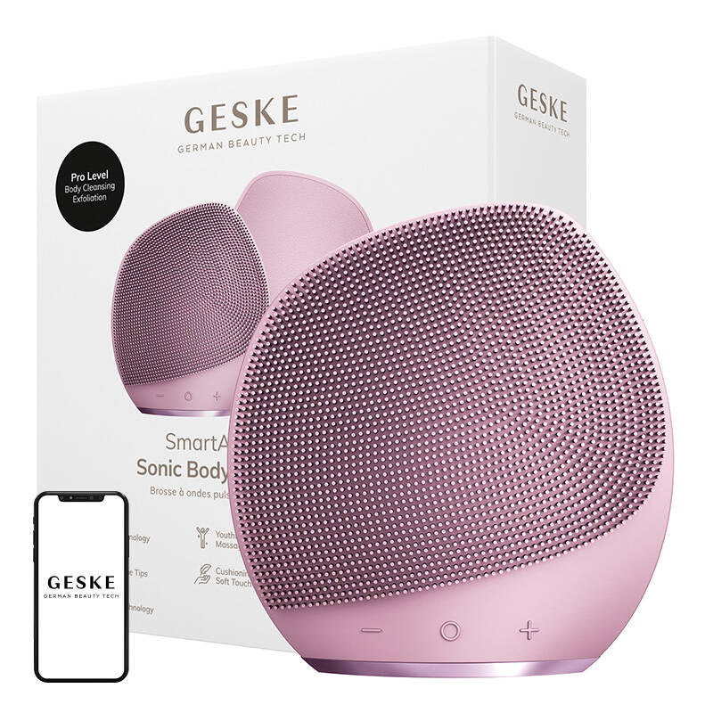 Geske Sonic Body Brush&Intensive Exfoliator 7in1 (pink), Soniczna szczoteczka do ciała Brush&Intensive 7w1 (różowa)