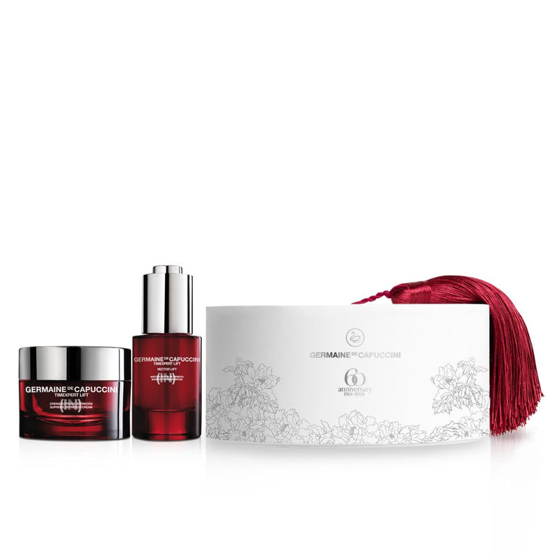 Germaine de Capuccini TIMELESS BEAUTY SET TIMEXPERT LIFT(IN) firming face serum VECTOR LIFT + TIMEXPERT LIFT(IN) face oval restoring cream SUPREME DEFINITION 50 ml + 50 ml
