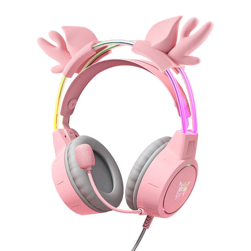 Gaming headphones ONIKUMA X15Pro Pink Deer&