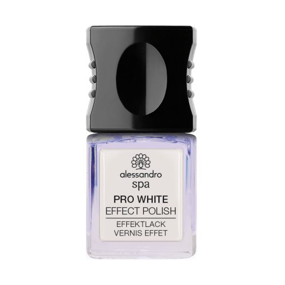 Alessandro PRO WHITE NAIL EFFECT POLISH provides a healthy, glowing nail effect 10ml