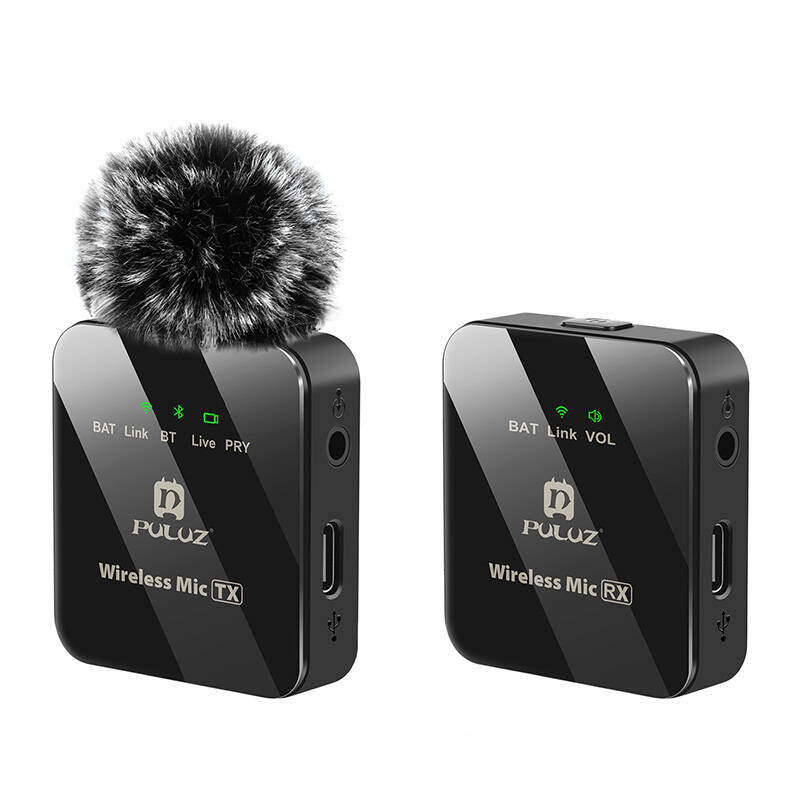 Domyślna nazwa, Wireless Lavalier Microphone PULUZ 1 TX + 1 RX
