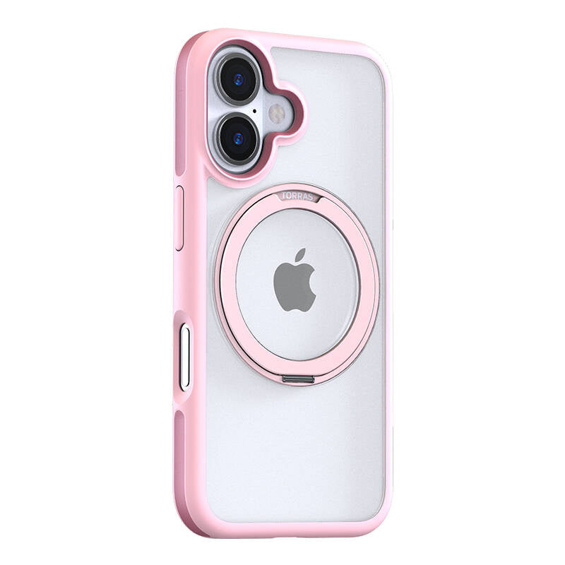 Torras Ostand R Fusion Case for iPhone 16 (Pink), Etui Torras Ostand R Fusion dla iPhone 16 (Różowe)
