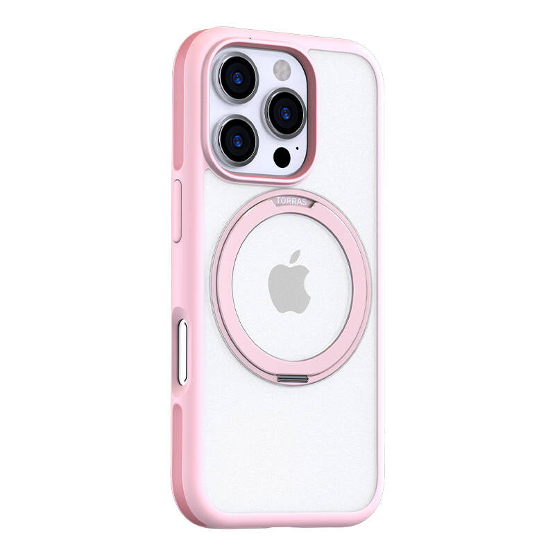 Torras Ostand R Fusion Case for iPhone 16 ProMax (Pink), Etui Torras Ostand R Fusion dla iPhone 16 ProMax (Różowe)