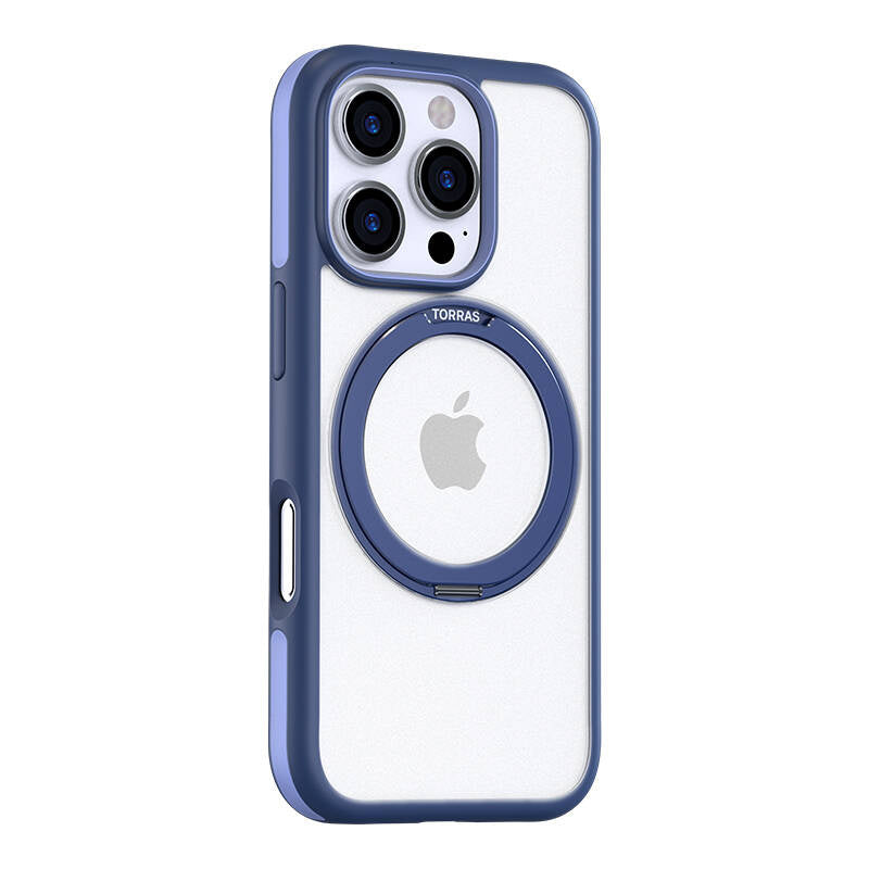 Case Torras Ostand R Fusion dla iPhone 16 ProMax (Niebeskie), Torras Ostand R Fusion Case for iPhone 16 Pro Max (Blue)