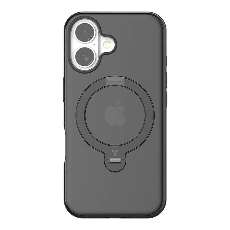 Case Torras Ostand Spin dla iPhone 16 Plus (Czarne), Torras Ostand Spin Case for iPhone 16 Plus (Black)