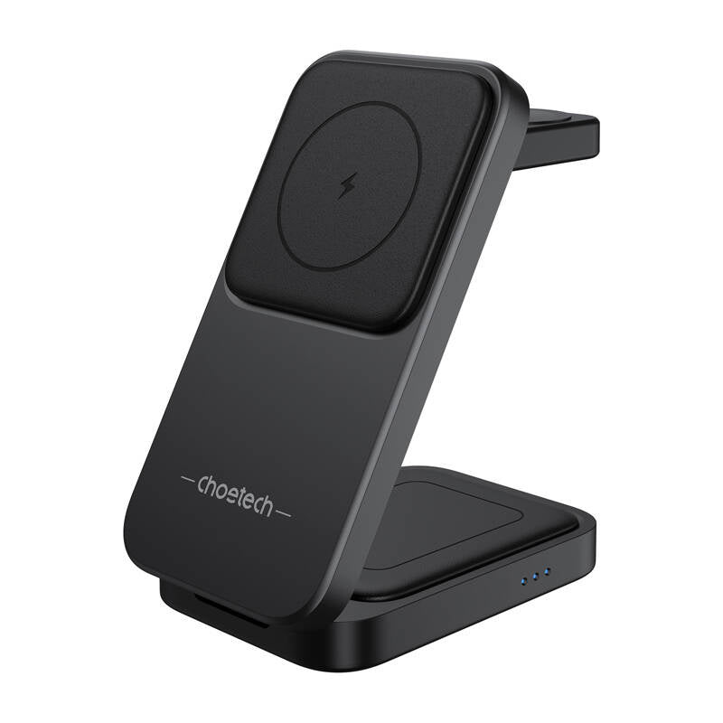 Magnetic 3-in-1 charger Choetech T611-F 15W for iPhone 12/13/14/15 series, Ładowarka magnetyczna 3w1 Choetech T611-F 15W do iPhone z serii 12/13/14/15