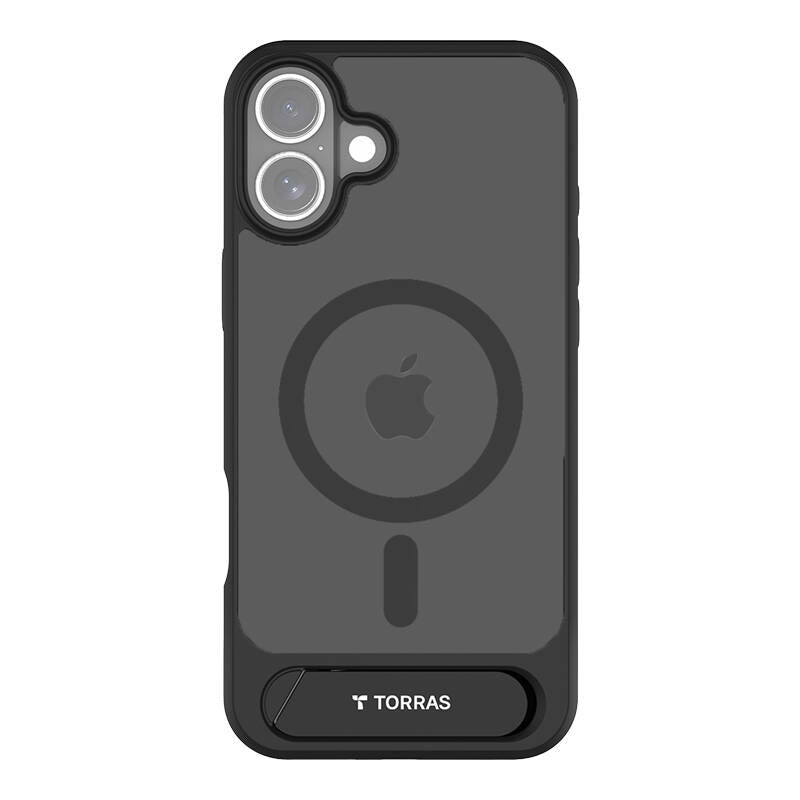 Etui Torras Pstand Series dla iPhone 16 Plus (Czarny), Torras Pstand Series Case for iPhone 16 Plus (black)