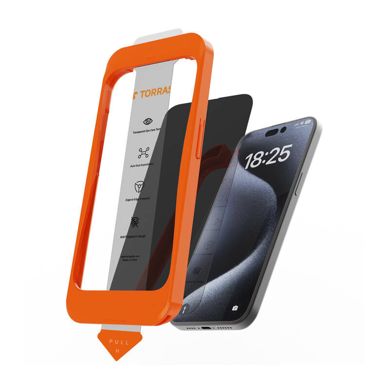 Torras Install Master tempered glass for iPhone 16, Szkło hartowane Torras Install Master dla iPhone 16