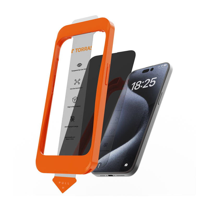 Torras Install Master tempered glass for iPhone 16 Plus, Szkło hartowane Torras Install Master dla iPhone 16 Plus