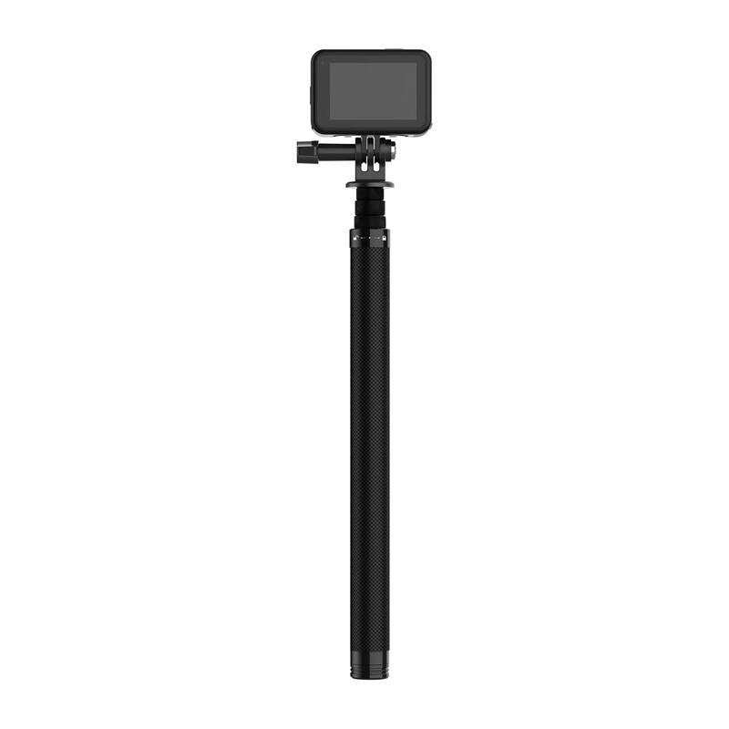 Selfie stick made of carbon fiber with a length of 1.16m Telesin, Selfie stick z włókna węglowego o długości 1,16m Telesin