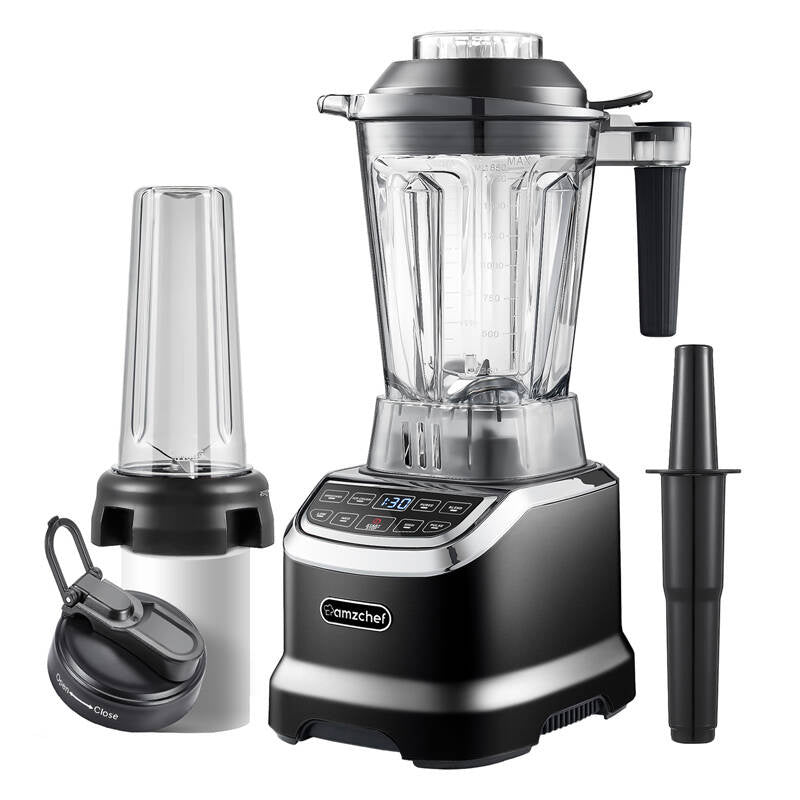 AMZCHEF ZM5003-BK cup blender (black), Blender kielichowy AMZCHEF ZM5003-BK (czarny)