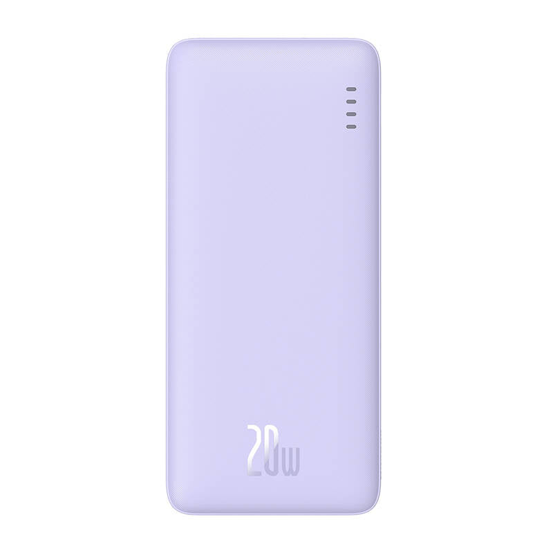 Baseus Airpow 10000mAh 20W Powerbank (purple), Powerbank Baseus Airpow 10000mAh 20W (fioletowy)