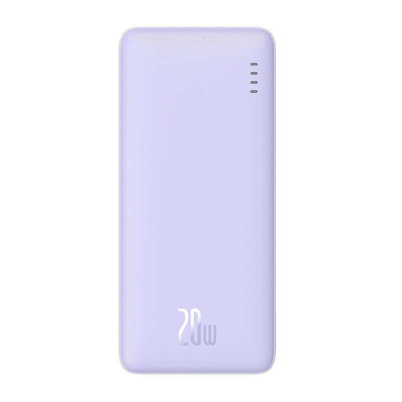 Baseus Airpow 20000mAh 20W powerbank (purple), Powerbank Baseus Airpow 20000mAh 20W (fioletowy)