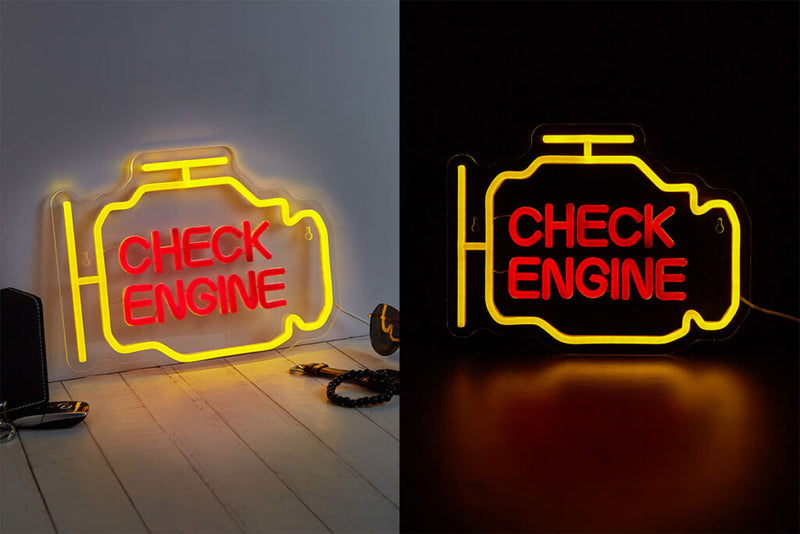 Manta SNL94YE Style Neon Lights CHECK ENGINE