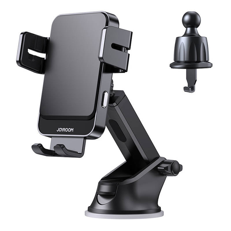 Joyroom JR-ZS219 Car Holders SET with Qi Inductive Charger (Black), Zestaw uchwytów Joyroom JR-ZS219 z ładowarką indukcyjną Qi (czarny)