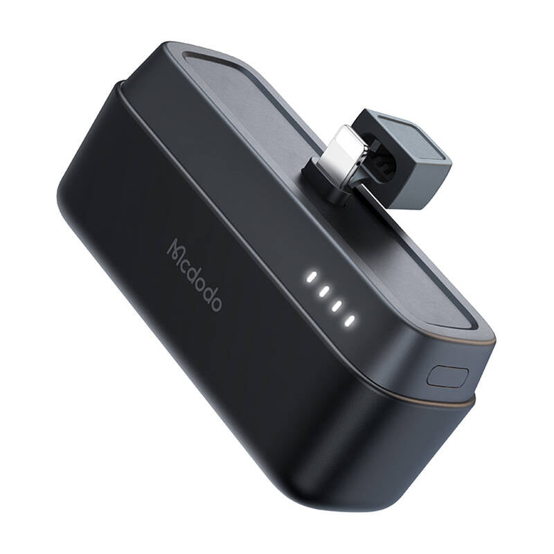 Mcdodo Power Bank MC-6281 20W, 5000mAh with Lightning connector (black), Power Bank Mcdodo MC-6281 20W, 5000mAh ze złączem Lightning (czarny)